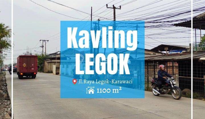 Tanah Kavling 1100 m² Legok Kelapa Dua Karawaci. SHM Strategis 1