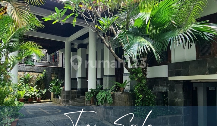 Rumah Kebayoran Baru Klasik Terawat Jalan Lebar