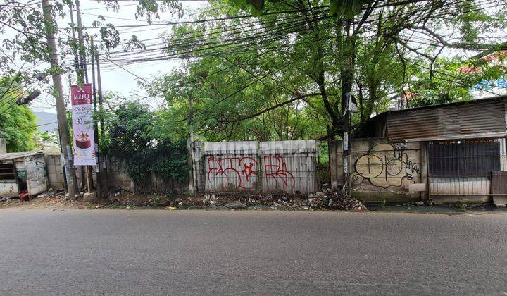 Tanah Belakang Pasar Modern Bintaro Jalan Lebar Ramai 2