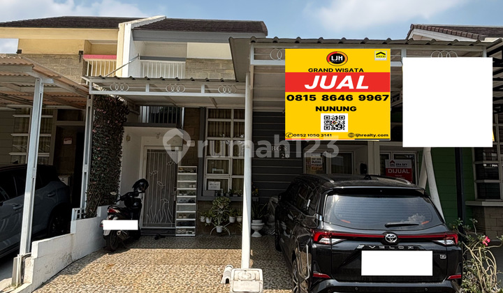 Dijual Rumah Cluster Aquatic Semi Furnished Luas Tanah 90m2 Estetik Bisa Kpr Fasilitas Sekolah Rumah Sakit Mall Akses Langsung Tol Tambun Grand Wisata Bekasi 2
