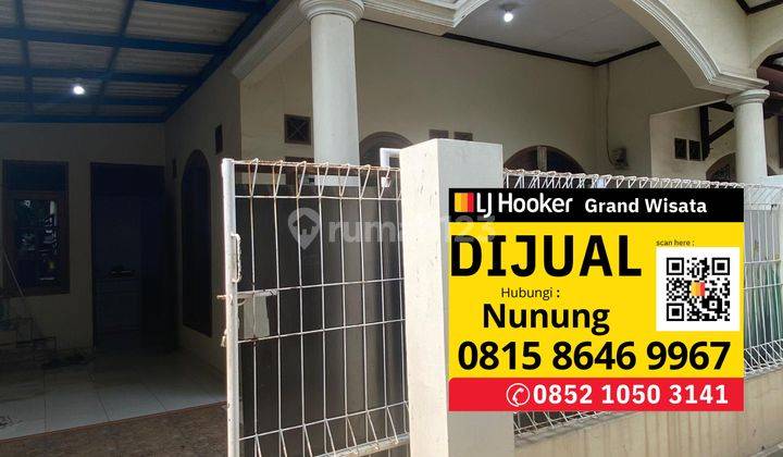 Dijual Rumah 1 Lantai Luas 188M² Bisa Dijadikan Hunian Sekaligus Usaha Kos Kosan Hanya 1 Km Dari Mall Summarecon Bekasi 1