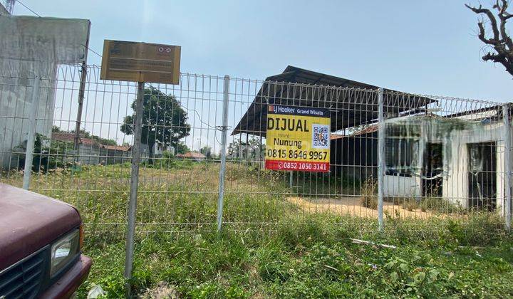 DisewaLahan Seluas 1350 m2 Lebar Depan 20 m, Tanah Ngantong Cocok dijadikan Resto atau Indomaret dan Alfamart Lokasi Jalan Raya Kosambi Karawang 1