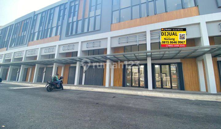 Dijual Ruko 3 Lantai Parkir Luas Tidak Berbayar, Bisa Dijadikan Kantor, Resto, dan Cafe di Grand Wisata Bekasi 1