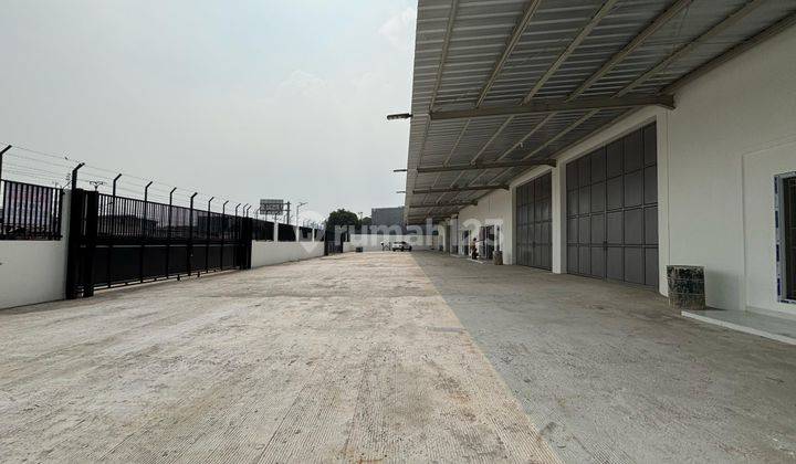 Disewakan Gudang 20m dari Pintu Tol Setu Utara 1, Luas 1.740m2, muat Container 40 Feet, Bekasi 1