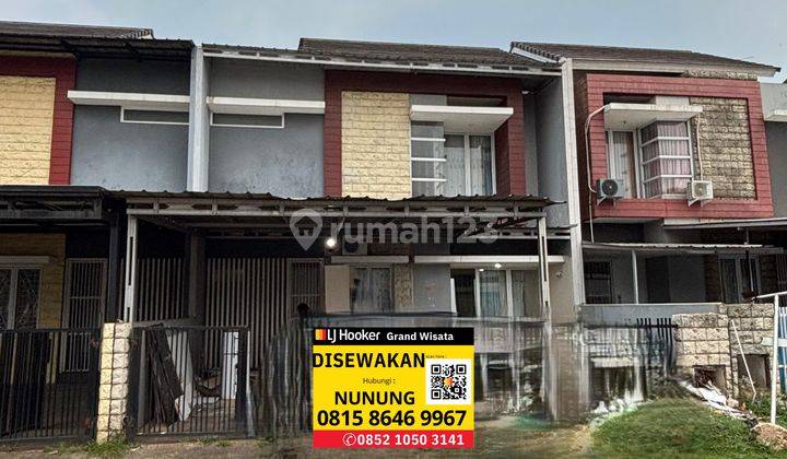 Disewakan Rumah Grand Wisata 2 Lantai Furnished Dengan 3+1 Kamar Tidur, Akses Tol Tambun, 1 Km Dari Mall Living World Grand Wisata Bekasi 1