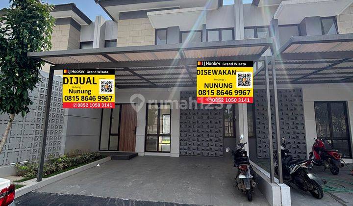 Dijual Rumah Grand Wisata 2 Lantai Siap Huni 4 Kamar Tidur, Luas Tanah 140m2, Bisa Kpr, Sekolah Ipeka , Rumah Sakit Hermina, 1 Km Dari Mall Living World, Akses Langsung Tol Tambun Grand Wisata Bekasi 1