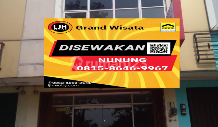 Disewakan Ruko Grand Wisata 2 Lantai Siap Pakai Cocok Dijadikan Kantor Atau Tempat Usaha Akses Langsung Tol Tambun Grand Wisata Bekasi 1