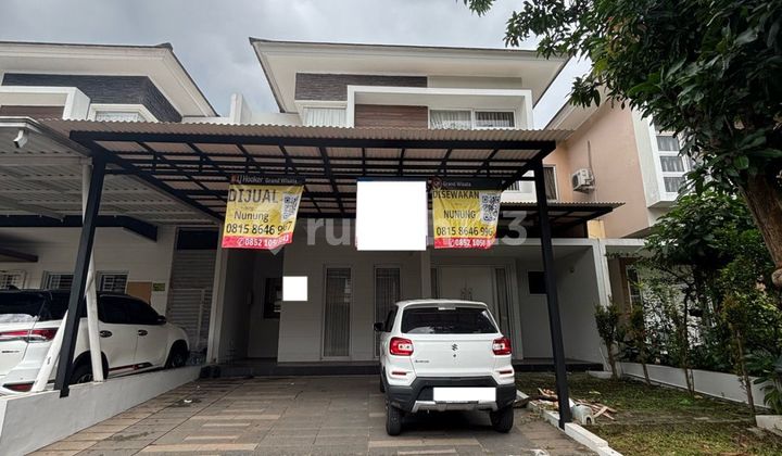 For Sale: Grand Wisata Cluster Citrus Garden House, 4+1 Bedrooms, 162 m2 Area, Facilities Include Swimming Pool, Sports Field and Mosque Within the Cluster, Direct Access to Tambun Toll Road, 1.3 km from Living World Mall Grand Wisata Bekasi.