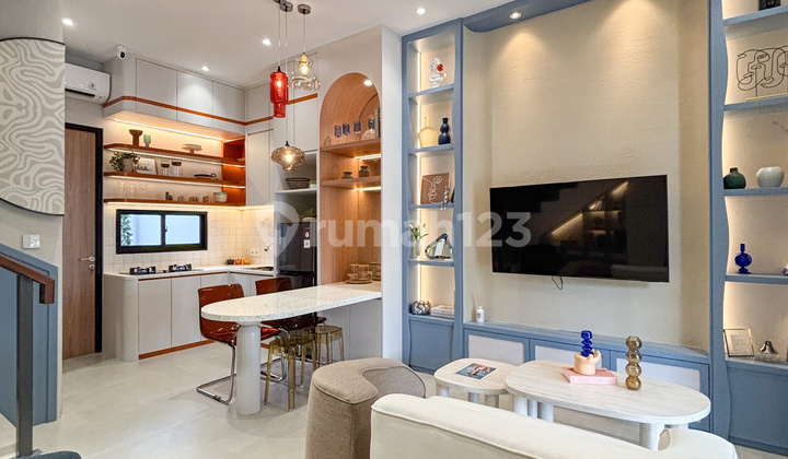 For Sale New 2-Story House in Grand Wisata, 3+1 Bedrooms, Free Mortgage Fees, 0% Down Payment, Direct Access to Tambun Toll Road Grand Wisata Bekasi.