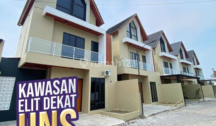 Kawasan Eksklusif dengan One Gate System dan CCTV 24 Jam dekat UNS 1