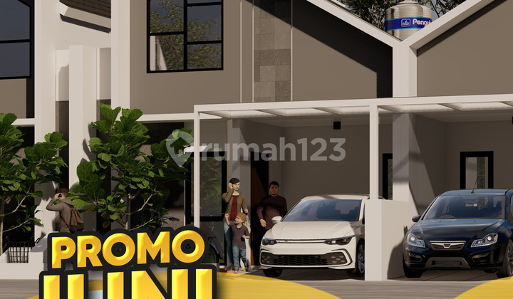 Bosstania Sapen: Rumah Cantik Skandinavian Dekat Indogrosir, Pasar, dan Sekolah 1