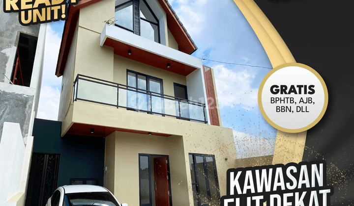 Rumah Skandinavian Dekat Exit Tol Karanganyar, Lokasi Premium 1