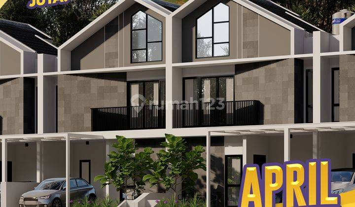 7 Menit ke Kampus UNS! Rumah Modern Bergaya Scandinavian 1