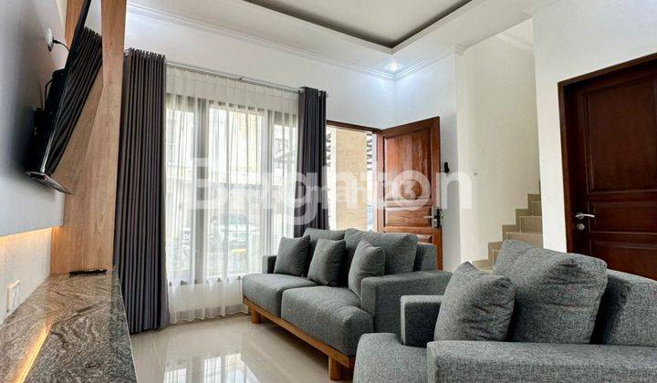 RUMAH BARU 2 LANTAI FULLY FURNISHED DI CLUSTER JIMBARAN 1