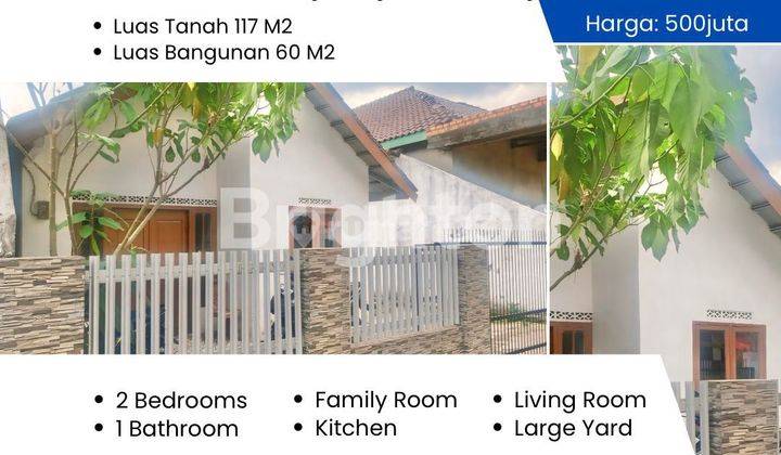 RUMAH BERPAGAR DENGAN 2KT 2