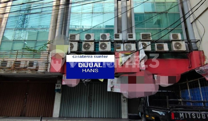 Ruko Gandeng Royal Sunter Ex Kantor 5 Lantai 10x17 Hadap Barat