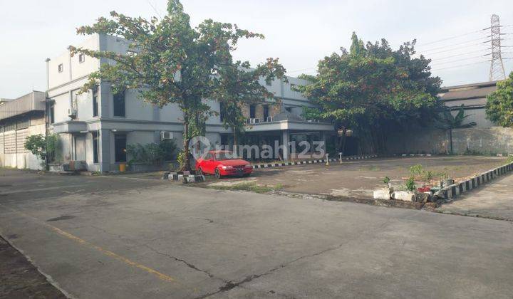 Dijual Gudang 5.559m² di Pulogadung bisa kontener 2