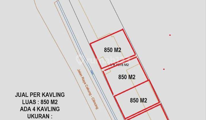 Jual 4 Kavling Komersial 25x34 Semper Timur Cakung Cilincing
 2