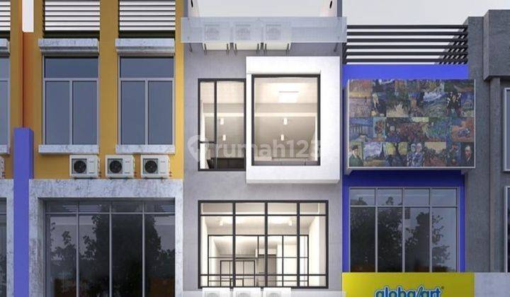 Ruko Baru Renov 70m² Sunter Terrace hadap Timur dgn Parkiran Luas 1