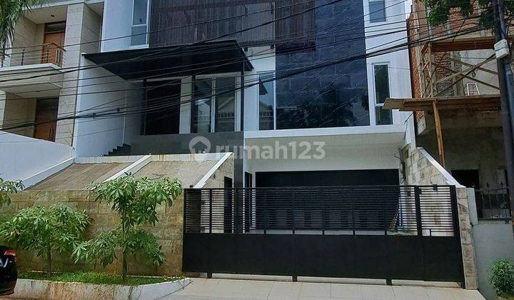 Rumah Modern Minimalis 4 Lantai 12x22 Sunter Garden Hadap Utara
 1