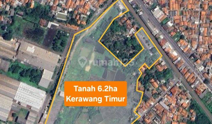 Tanah 6.2ha Karawang Timur Jl Raya Pantura Warungbambu 1