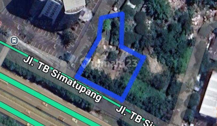 Kavling Komersial 734m² Jl Tb Simatupang Hadap Selatan 1