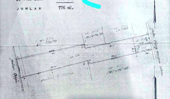 Rumah Hitung Tanah Roa Malaka Tambora 776m² Zona Komersil 2