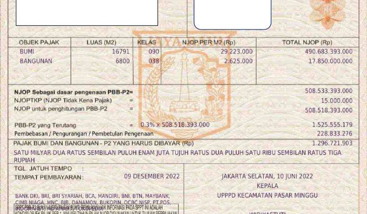 Lahan 65% Dari Njop 1.7ha Jl Kebagusan Pasar Minggu 2