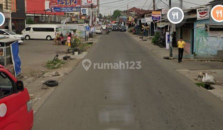 Hitung Tanah Pinggir Jalan Raya Ramai Pondok Ranji dekat Stasiun  1