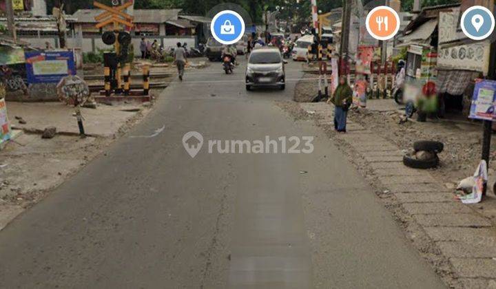 Hitung Tanah Pinggir Jalan Raya Ramai Pondok Ranji dekat Stasiun  2