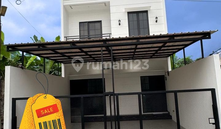 Rumah Murah Minimalis 2 Lantai Nempel Akses KRL Pondok Ranji