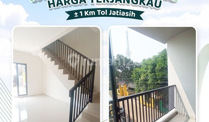Rumah Townhous Modern Nyaman Dekat Ke Pintu Tol Jatiasih  2