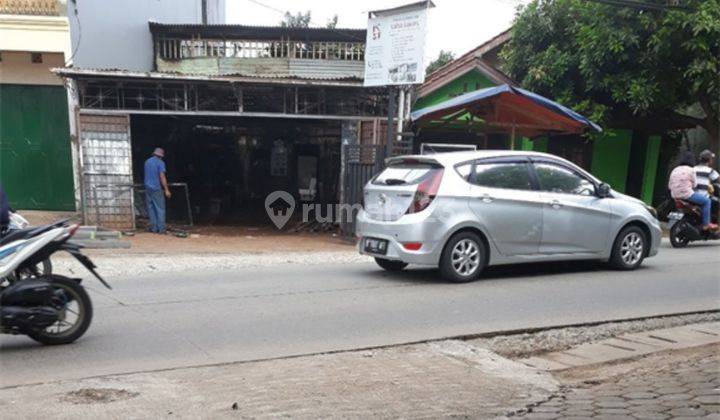 Rumah 2 Lantai Plus Usaha Pinggir Jalan Dekat Tol Bintaro 2