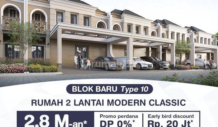 Rumah 2 Lantai Modern Dalam Cluster 3 Menit Tol Tambun Bekasi 1