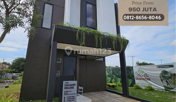 Rumah Skandinavian 2 Lantai Dalam Cluster Dekat Stasiun KRL Cikarang  1