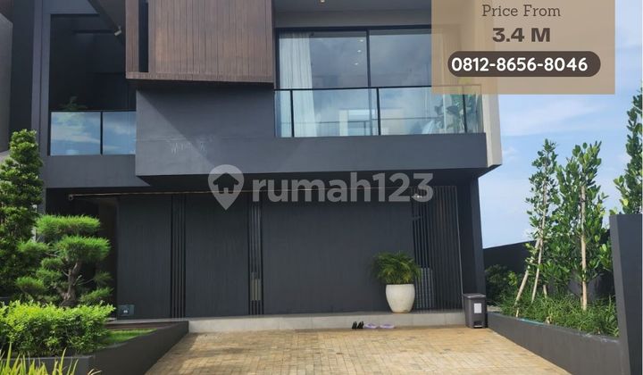Rumah 2 Lantai Tepi Danau Dalam Cluster Sawangan Depok