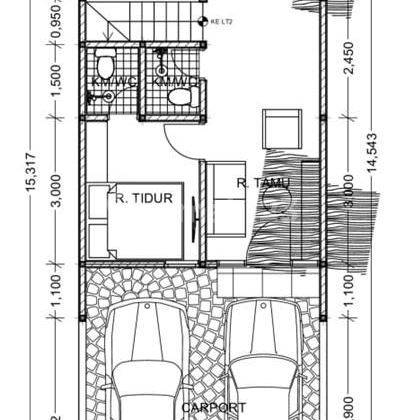 Townhouse 3 lantai bebas banjir Utankayu Jakarta Timur 2