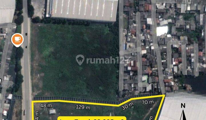 ✅ Disewa 2 Ha Kavling Industri & Pergudangan Hacaca Di Jl. Marunda Makmur, Bekasi (seberang Marunda Center) 1