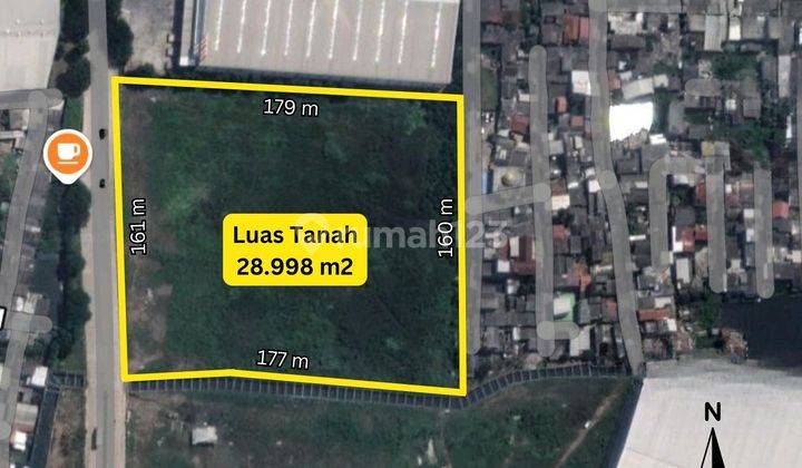 ✅ Disewa 2,9 Ha Kavling Industri & Pergudangan Hacaca Di Jl. Marunda Makmur, Bekasi (seberang Marunda Center) 1