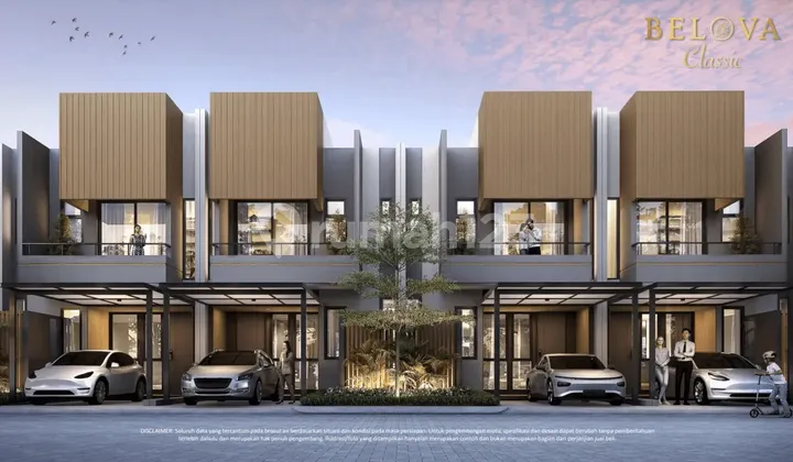 Dijual Rumah 2 Lantai Bellova Classic Terravia BSD – Harga 2M-an