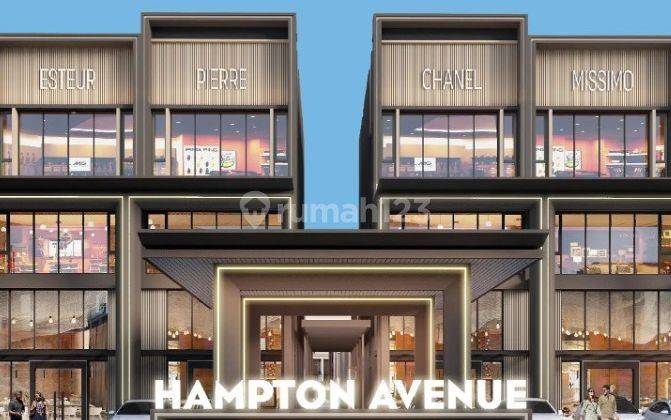 Dijual Ruko Hampton Avenue Hoek 1