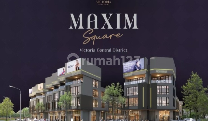 Ruko Maxim Square Ruko 3 Lantai Di Prime Spot Depan Boulevard Gading Serpong Mulai Rp 3,6 M -an