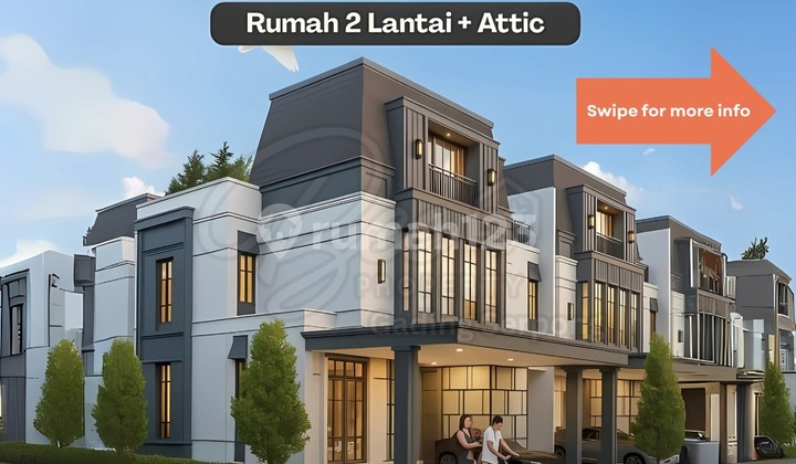 Altadena 2-Story House with Attic Featuring Modern and Functional Design Starting from Rp 3.5 Billion 2