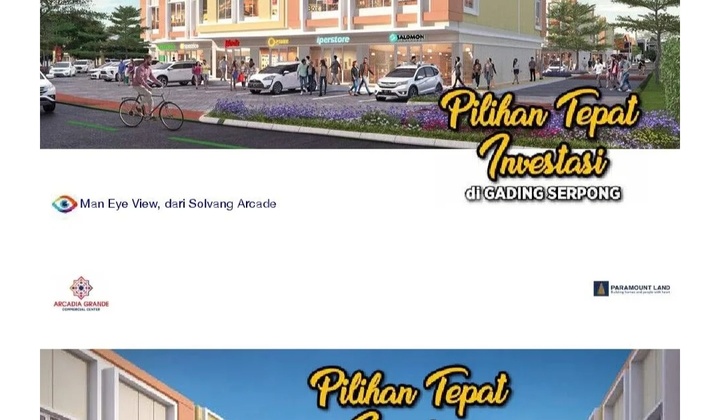 Ruko Arcadia Harga Sangat Terjangkau Ruko Arcadia Harga Sangat Terjangkau