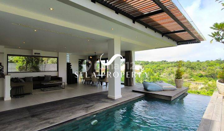 Modern Tropical Hill View Villa In Ungasan, Badung 2