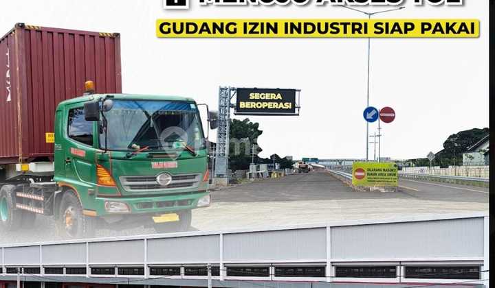 Dijual cepat gudang baru siap pakai lokasi strategis 1 menit menuju akses tol , Royal Kosambi