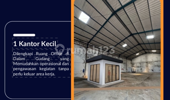 For rent quickly, ready-to-use warehouse in Pantai Indah Dadap.