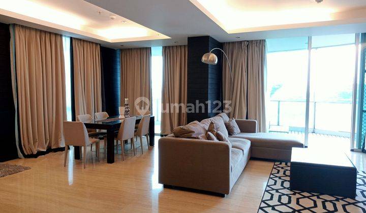 Kemang village , Ritz twr. 205 m2, 4 jadi 3 kmr. Furnish  35 jt/ bln MURAH 1