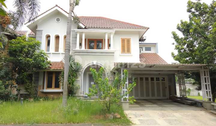 Rumah Cantik Semifurnish Posisi Hadap Taman Cluster Magnolia Alam Sutera
