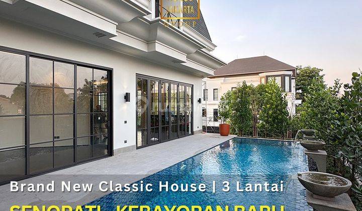 Rumah Hook Kebayoran Baru 3.5 Lantai Modern Minimalis Ada Pool 1